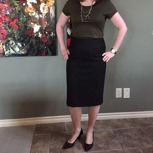 Scapa Lauren Perre Black Lace Pencil Skirt